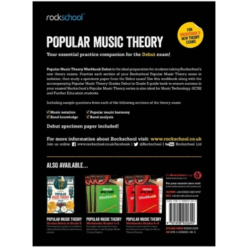 Rockschool: Popular Music Theory Workbook Debut