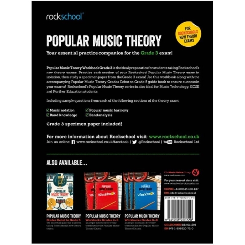 Rockschool: Popular Music Theory Workbook Grade 3