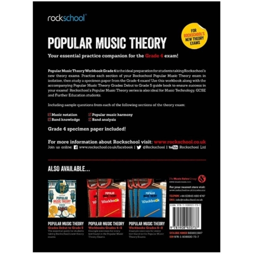 Rockschool: Popular Music Theory Workbook Grade 4