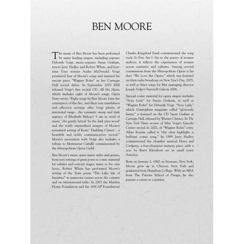 Moore, Ben - 14 Songs