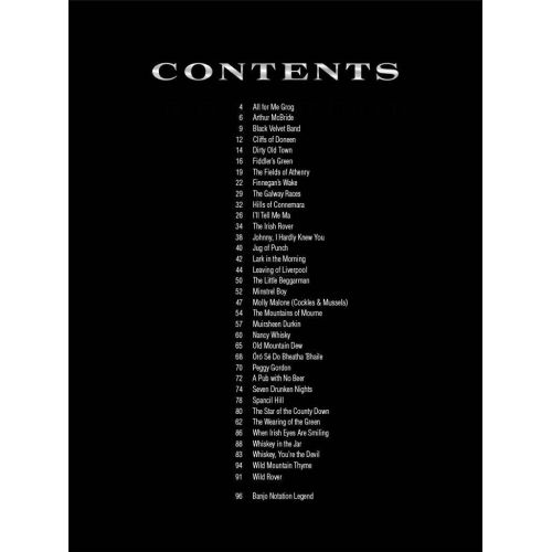 The Banjo Pub Songbook