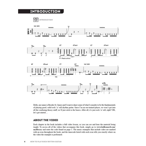 James, Brooke St. - How to Play Rock Rhythm Guitar