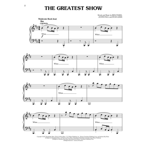 The Greatest Showman (Easy Piano)