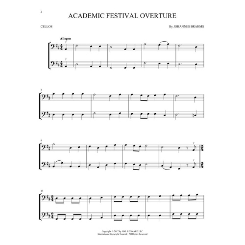 Classical Themes for Two Cellos