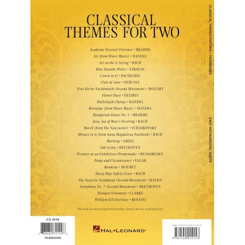 Classical Themes for Two : Trombone