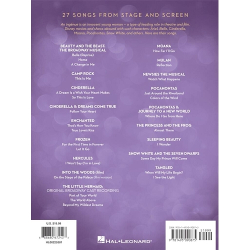 Disney Ingénue Songbook