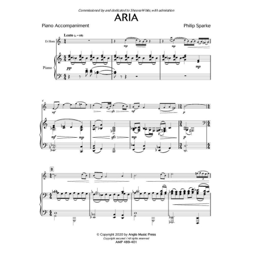 Sparke, Philip - Aria for Tenor Horn