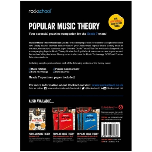 Rockschool: Popular Music Theory Workbook Grade 7