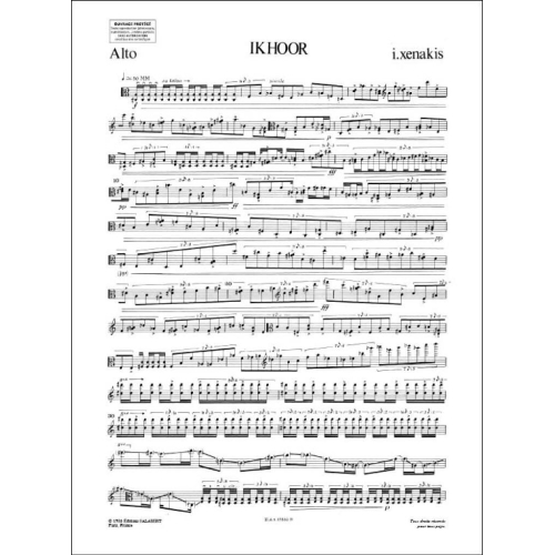Xenakis, Iannis - Ikhoor