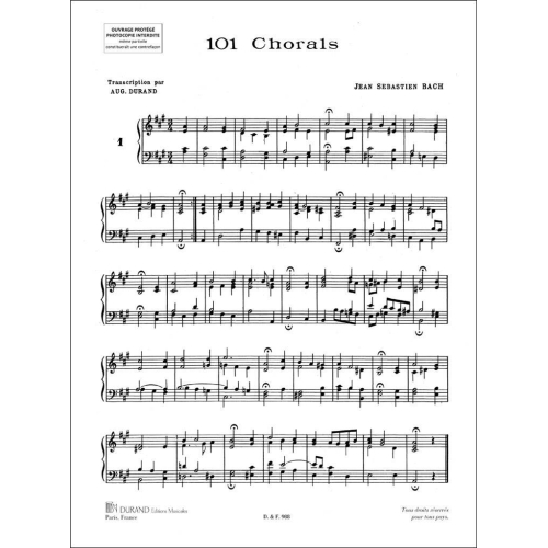 Bach, J.S - Cent-Un Chorals