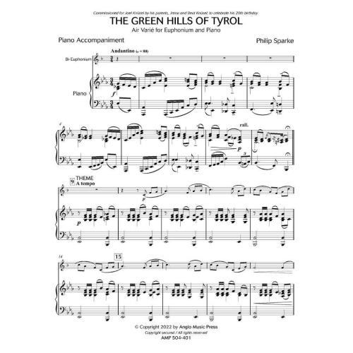 Sparke, Philip - The Green Hills of Tyrol