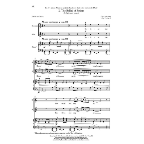 Mechem, Kirke - Two Christmas Ballads