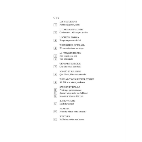 Arias for Mezzo-Soprano