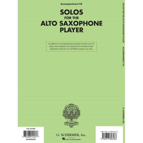 Solos for the Alto Saxophone Player