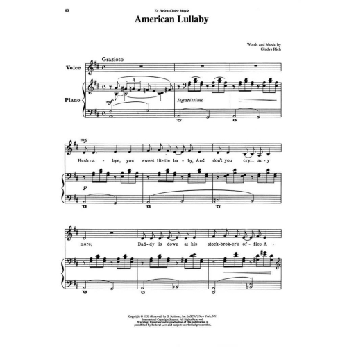 15 American Art Songs