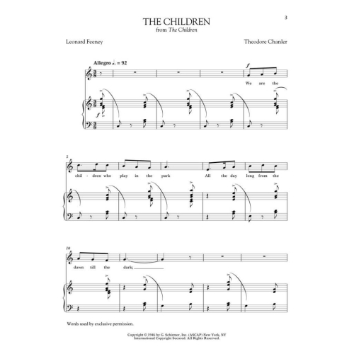 American Art Songs for the Progressing Singer