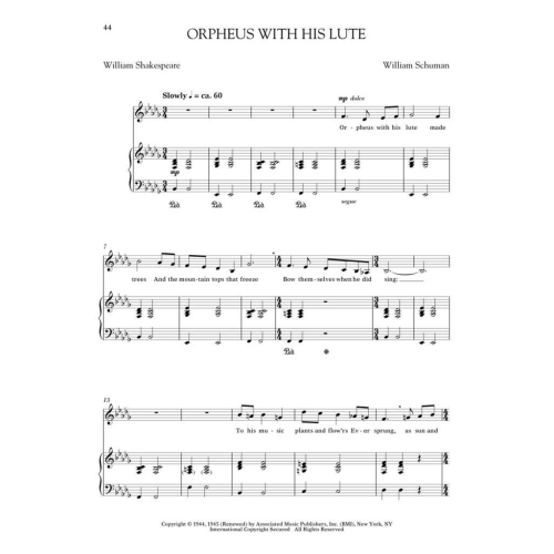 American Art Songs for the Progressing Singer