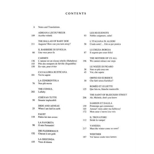Arias for Mezzo-Soprano