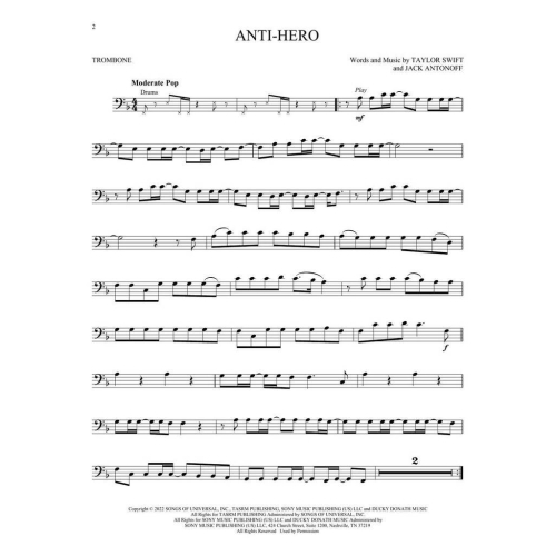 11 Top Hits for Trombone