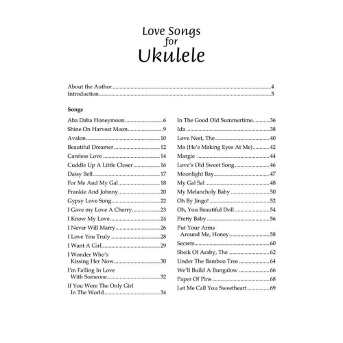 Love Songs for Ukulele