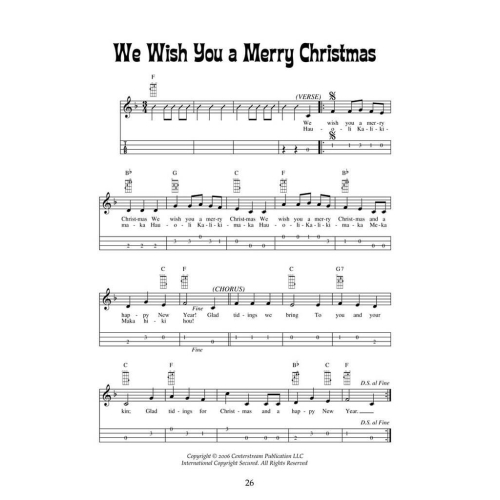 Christmas Ukulele, Hawaiian Style