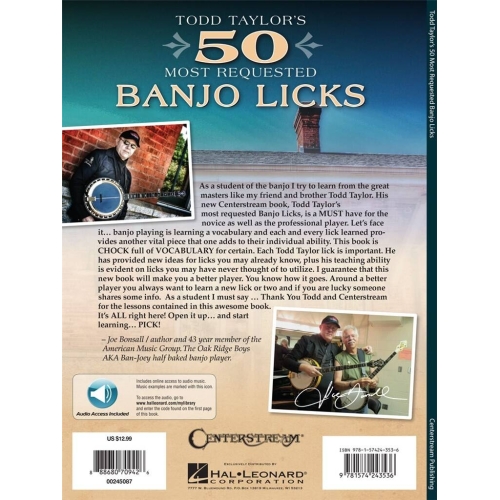 Todd Taylor's 50 Most Requested Banjo Licks