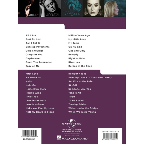 Really Easy Piano: 40 Adele Songs