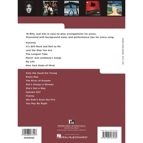 Really Easy Piano: Billy Joel