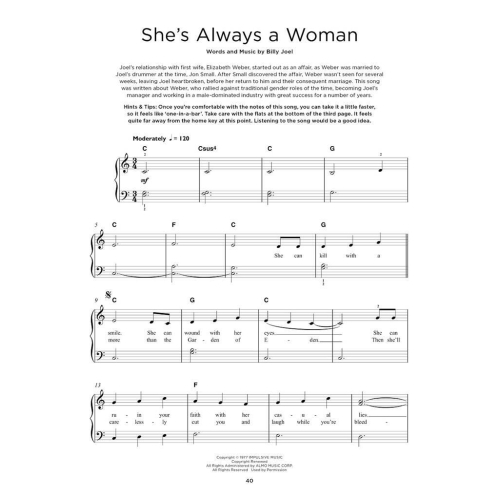 Really Easy Piano: Billy Joel