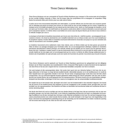 Sparke, Philip - Three Dance Miniatures