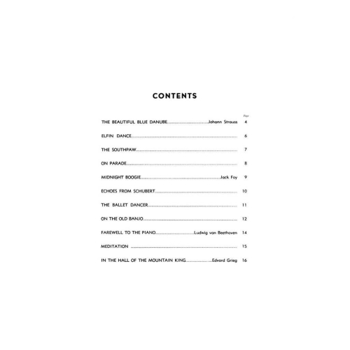 Thompson, John - For Left Hand Alone Book 1