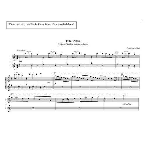 Miller, Carolyn - Teaching Little Fingers to Play Recital Pieces