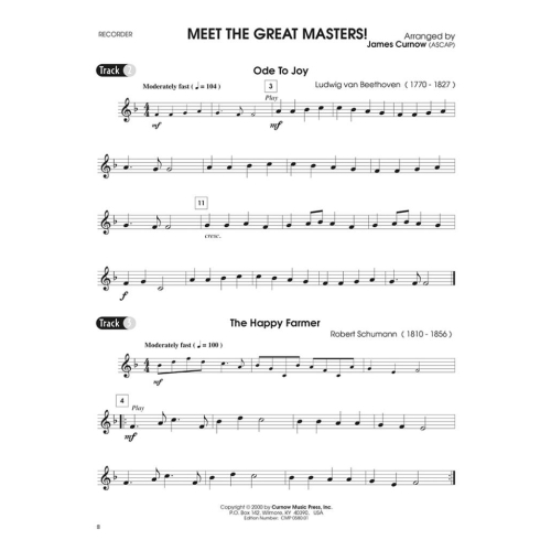 Meet The Great Masters - Recorder