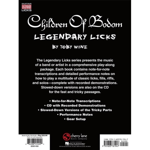 Children Of Bodom - Legendary Licks