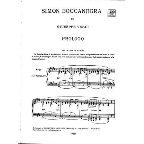 Verdi, Giuseppe - Simon Boccanegra