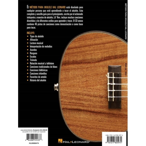 Hal Leonard Ukulele Method Book 1 (Spanish Edition)