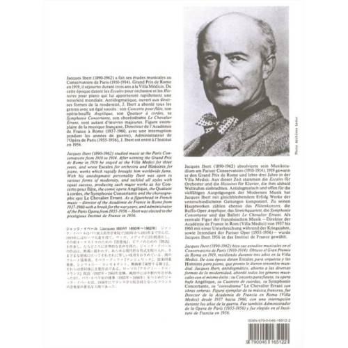 Ibert, Jacques - Histoires pour piano