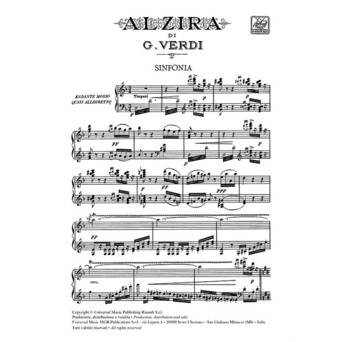 Verdi, Giuseppe - Alzira
