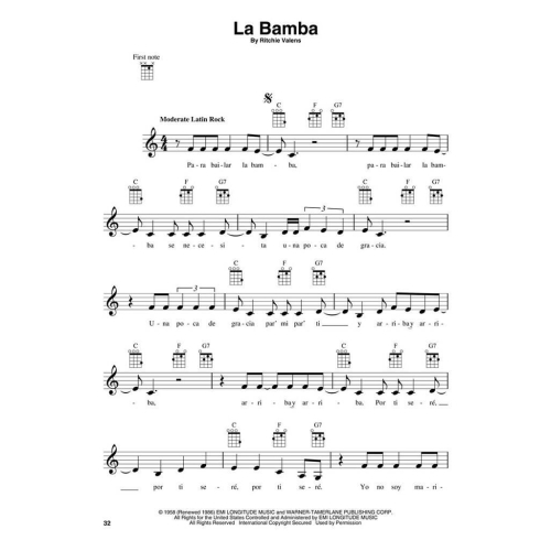 3-Chord Songs for Ukulele