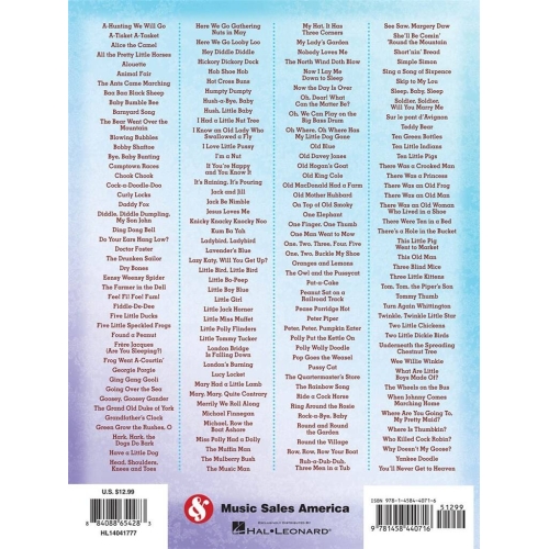 The Big Book of Nursery Rhymes & Children's Songs