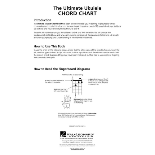 The Ultimate Ukulele Chord Chart -