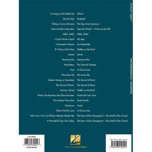 Hits from Musicals - 3rd Edition