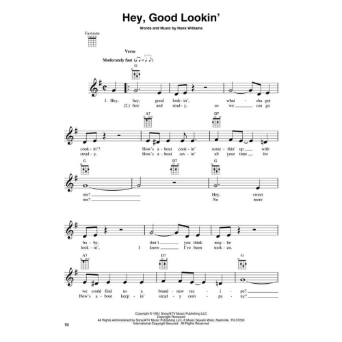 Hank Williams for Ukulele