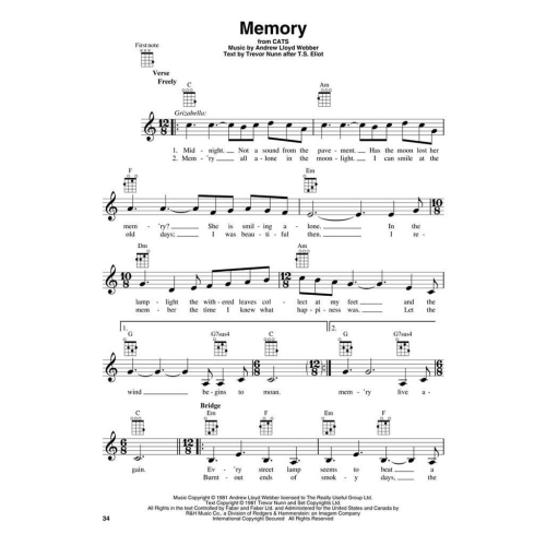 Andrew Lloyd Webber For Ukulele