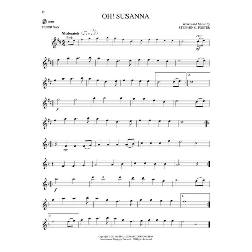 Folksongs - Tenor Saxophone