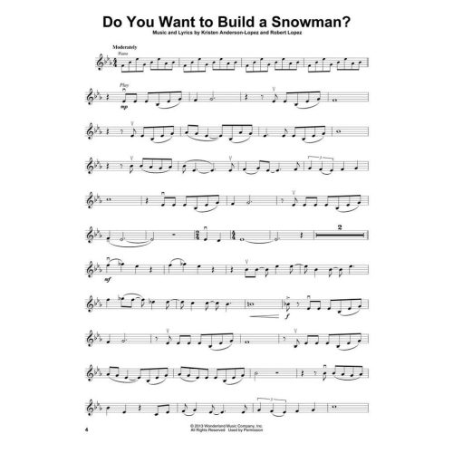 Violin Play-Along Volume 48: Frozen