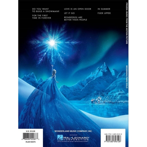 Frozen: Music From The Motion Picture Series - Beginning Piano