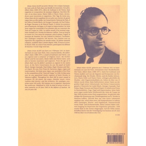 L'Oeuvre d'Orgue de Jehan Alain ? Tome II