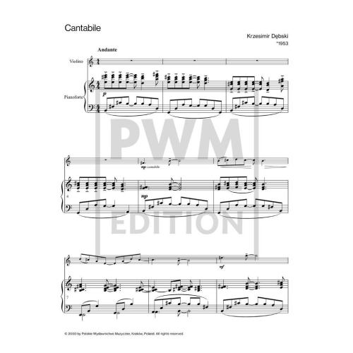 Debski, Krzesimir - Cantabile