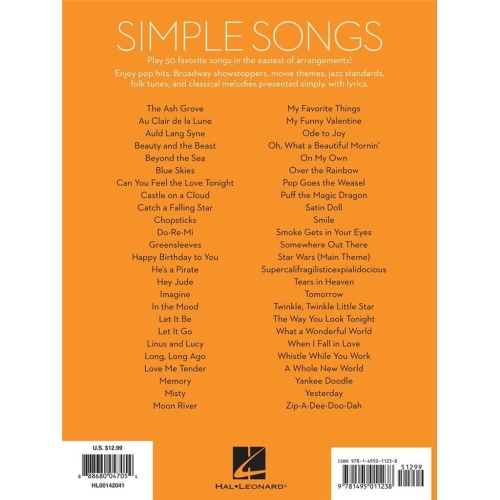 Simple Songs - The Easiest Easy Piano Songs